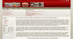 Desktop Screenshot of jensenshoes.com
